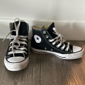 Converse Black High Top All Star Chuck Taylor Sneakers